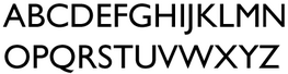 Gill Sans Sample